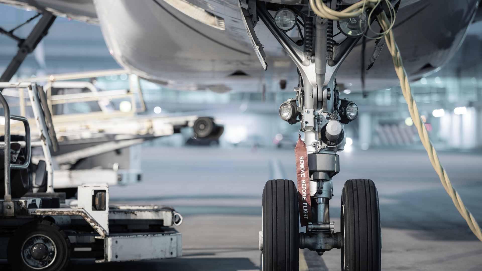 Picture aircraft landing gear